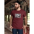 thumbnail image 2 of Retro Futuristic Collage T-Shirt Men -Image by Shutterstock, Male Large, 2 of 4