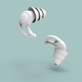 thumbnail image 4 of Bouchons d'Oreilles en Silicone Isolation Acoustique Anti-Bruit (Blanc), 4 of 7