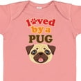thumbnail image 4 of Inktastic Pug Dog Loved by a Pug Boys or Girls Baby Bodysuit, 4 of 5