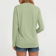 thumbnail image 6 of TTUHYWXI Women's Linen Cardigan 3/4 Sleeve Open Front Loose Cover Ups Lightweight Shrug (Light Green, M), 6 of 8