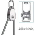thumbnail image 3 of Jeu de 4 Poulies pour Cordes, Galet Simple en Acier Inoxydable M25, 3 of 5