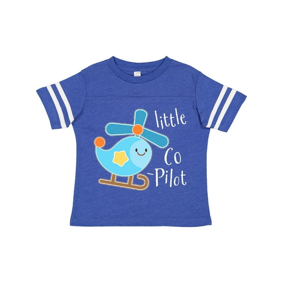 Inktastic Little Co-pilot- Cute Helicopter Boys or Girls Toddler T-Shirt