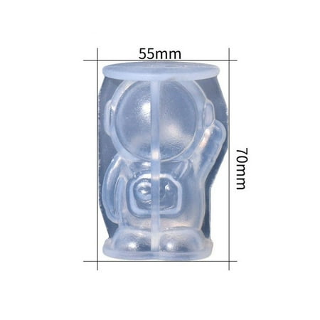 

Handmade Baking Tool Cake Chocolate Making Reusable Ice Maker Silicone Mould Ice Cube Mold Astronaut