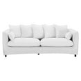 thumbnail image 3 of Modway Avalon Modern Wood and Fabric Slipcover Sofa in White Finish, 3 of 11
