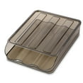 thumbnail image 2 of Egg Container Automatic Rolling Egg Holder Plastic Kitchen Refrigerator Storage Tray Clear Food Fridge Organizer Bins, 2 of 10