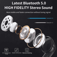 thumbnail image 4 of Gaming Earbuds with Microphone,Wireless Bluetooth High Sensitivity Headphones with Game/Music Mode Breath Lights and 45 ms Ultra Low Latency(Black), 4 of 6