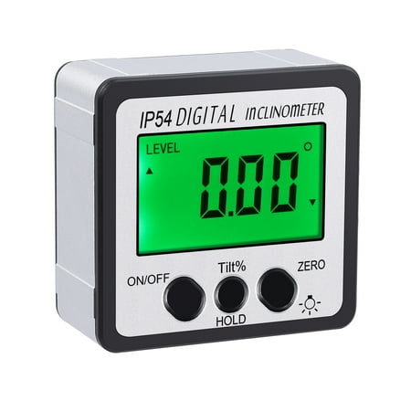 ESYNIC Waterproof Digital Level Box Protractor Angle Finder Level Gauge Bevel Gauge Inclinometer with Magnetic Based