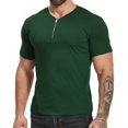 thumbnail image 4 of Vedolay Summer Tops For Men Men's T-Shirts - Cotton Crew Neck Tee,Green M, 4 of 5