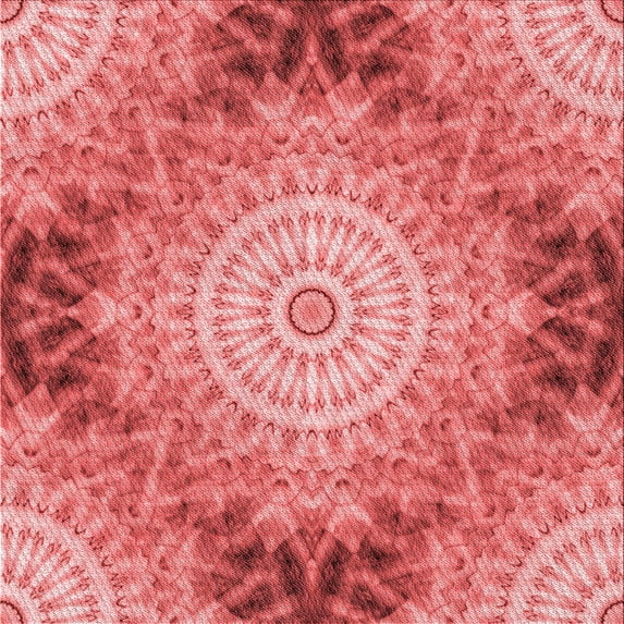 Ahgly Company Machine Washable Indoor Square Transitional Ruby Red Area Rugs, 4' Square