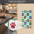 thumbnail image 5 of Yayeee Blank Wall Plate Cover 1-Gang 4.5"x2.7" Home Unused Decorative Outlet, Christmas Dog Paws Pattern, 5 of 7