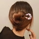 thumbnail image 4 of Accesorios para el cabello de moda Horquilla de acetato en forma de U sin horquilla Tocado para moño Horquilla para el cabello, 4 of 4