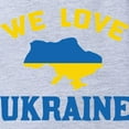 thumbnail image 2 of CafePress - We Love Ukraine - Cute Infant Baby Football Bodysuit, 2 of 3