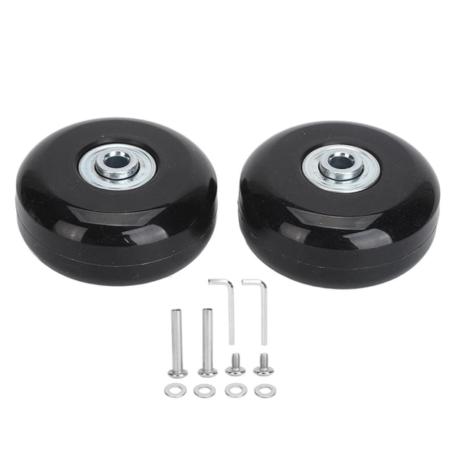 Roues de Remplacement pour Valise, 2 Pcs Roues Universelles de Remplacement pour Valise, Roues de Valise Efficacité Maximisée