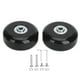 thumbnail image 2 of 1 Par De Ruedas De Equipaje De Repuesto, Ruedas Giratorias Universales De Goma Ruedas Giratorias De Reparación De Maletas 360 Para Carrito, 2 of 7