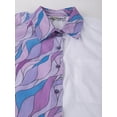 thumbnail image 4 of Moomaya Printed Boyfriend Shirts For Women, Full Sleeve Button Down Pocket Shirt, 4 of 8