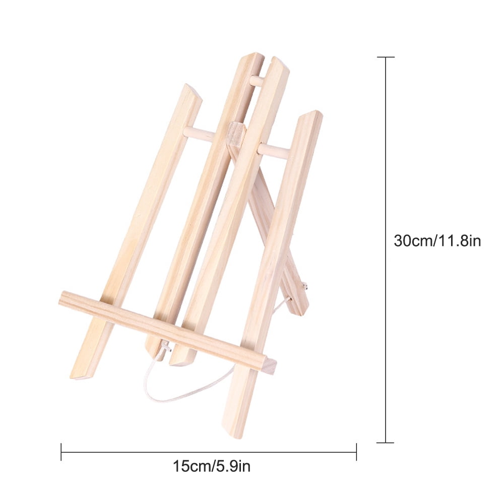  11.8 Wood Easels, Small Tabletop Display Stand