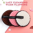 thumbnail image 1 of Almohadilla desmaquillante de fibra Esponja de limpieza facial reutilizable Puff cosmético (rosa) JShteea Cuidado Belleza, 1 of 8