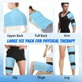 thumbnail image 5 of Ktinnead Oversized 21"x13" Large Ice Pack with Straps,Reusable Cold Pack with Soft Flannel Cover for Back Pain Relief, Cold Pads for Hip,Back,Blue, 5 of 8
