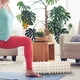 thumbnail image 1 of de yoga de 45 cm, rodillo de espuma para ejercicios, rodillo de relajación hueco con cojinete de carga de 200 kg para equipos de gimnasio Blanco shamjiam columna de yoga, 1 of 8