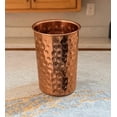 thumbnail image 2 of Pure Copper Tumblers for Drinking - Ayurvedic Health Pure Copper Cups Pack Of 10, 2 of 4