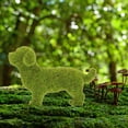 thumbnail image 4 of Qumonin Fake Moss Animals Dog Statues Flocking Figurines for Garden, 4 of 5