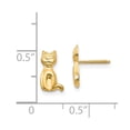 thumbnail image 4 of 14k Madi K Cat Earrings, 4 of 5