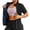 Blue, variant on Women's Sauna Suit Sweat Body Shaper Jacket – Short Sleeve Zipper Waist Trainer for Fitness