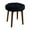 Rich Navy, variant on Elle Decor Penelope Round Tufted Stool in Dark Graphite