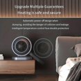 thumbnail image 4 of 1pc, Small Heater With Heating And Fan Modes, Small Space Heater, Mini Heater Household Heating Fan For Home Bedroom Office Desk Indoor Use, Thanksgiv, 4 of 5