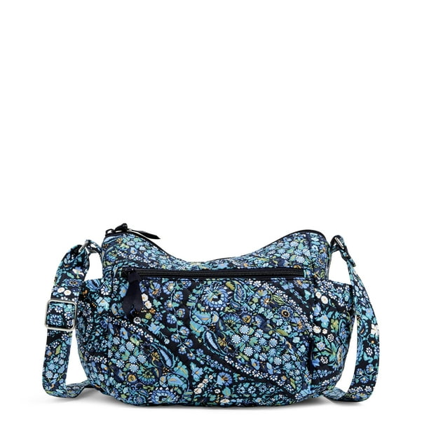 Vera Bradley Women's Cotton On the Go Crossbody Bag Dreamer Paisley - Walmart.com