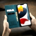 thumbnail image 4 of CaseMe Flip Wallet Leather Case for iPhone 16ProMax 16Pro 16Plus 16 15ProMax 15Pro 15Plus 15 14ProMax 14Pro 14Plus 14 13ProMax 13Pro 13 13Mini 12ProMax 12Pro 12 12Mini 11ProMax 11Pro 11 XSMax XS XR X, 4 of 17