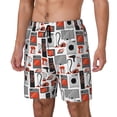 thumbnail image 2 of Haiem Modern Life Mens Swim Trunks with Compression Liner 2 in 1 Swimming Shorts Stretch Swimwear Quick Dry,Board Shorts-Large, 2 of 9