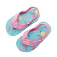 thumbnail image 4 of WAYUTE Girls' Sandals Children Kids Cartoon Print Flip Flops Lightweight Summer Beach Footwear for Play and Daily Adventures,Mint Green,2 Y-2.5 Y, 4 of 4