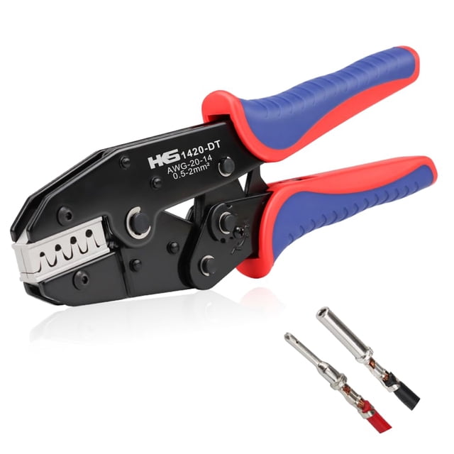 Crimpadora HKS YF-1420DT Deutsch DT DTM Talla 16 20 20-14 AWG