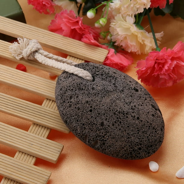 Lima para Pies de Piedra Pómez de Doble Cara Talones Secos, Callosos y Agrietados: Escofina Exfoliante Segura y Eficaz Con Piedra Porosa