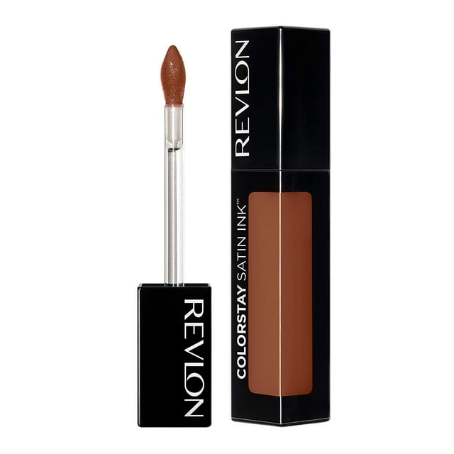 Liquid Lipstick by Revlon, Face Makeup, ColorStay Satin Ink, Longwear Rich Lip Colors, Formulated with Black Currant Seed Oil, 002 Wild Ride, 0.17 Fl Oz