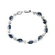 thumbnail image 1 of Qarigey Cadenas geométricas de cobre Brazalete de circón Decoración de mano Decoraciones Novia Joyería Regalo de fiesta de cumpleaños Joyas Ropa, zapatos y accesorios Miscelánea Azul Qarigey AP014500-02, 1 of 6
