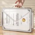 thumbnail image 5 of Caja de almacenamiento de documentos transparentes PET domésticos caja de almacenamiento de escritorio caja de almacenamiento de cajón portátil caja de almacenamiento, 5 of 5