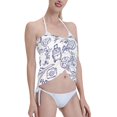 thumbnail image 4 of Disketp World Travel2 Women Swimsuit Cover Up Short Chiffon Summer Beach Sarong Bikini Wrap Skirt Bathing Suit, 4 of 7