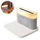 thumbnail image 2 of Carga inalámbrica tres en uno, cargador de teléfono móvil, escritorio en casa, lámpara de mesa pequeña, reloj, luz nocturna, carga inalámbrica, reloj despertador digital con carga inalámbrica 15W, 2 of 8