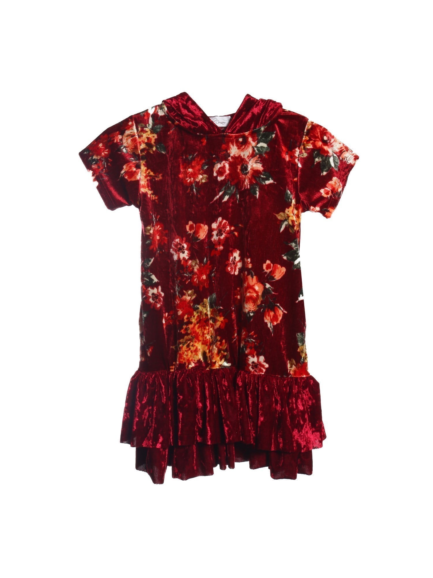 burgundy dress for kids