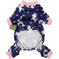 thumbnail image 2 of Fitwarm Fairy Unicorn Dog Pajamas Pet Clothes Jumpsuit PJS Apparel Soft Velvet Purple Large, 2 of 5