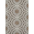 thumbnail image 2 of Addison Rugs Mayfield Washable Transitional Circles Chocolate Rectangle Rug, 3' x 5', 2 of 6