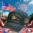 thumbnail image 3 of Eagle –United States 250th Anniversary Hat - Adjustable American Eagle Patriotic Cap for Men and Women (2Pcs, Grey), 3 of 5