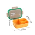 thumbnail image 3 of Sealed Lunch Box Compartment Bento Box,Leakproof Food Container Microwave Safe Lunch Box Storage,Portable Meal Prep Lunch Box With Utensils Container,Student Office Lunch Bento Box Food Container, 3 of 6