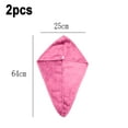 thumbnail image 2 of Microfiber Drying Towels 2 Pack Super Absorbent Quick Drying Magic Bandanas for Dry Long Hair Soft, 2 of 5