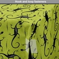 thumbnail image 4 of Lizards Dog Crate Cover, Slender Shapes of Reptiles with Polka Dots Crawling Silhouettes, Easy to Use Pet Kennel Cover Small Dogs Puppies Kittens, 7 Sizes, Apple Green and Charcoal Grey, by Ambesonne, 4 of 6