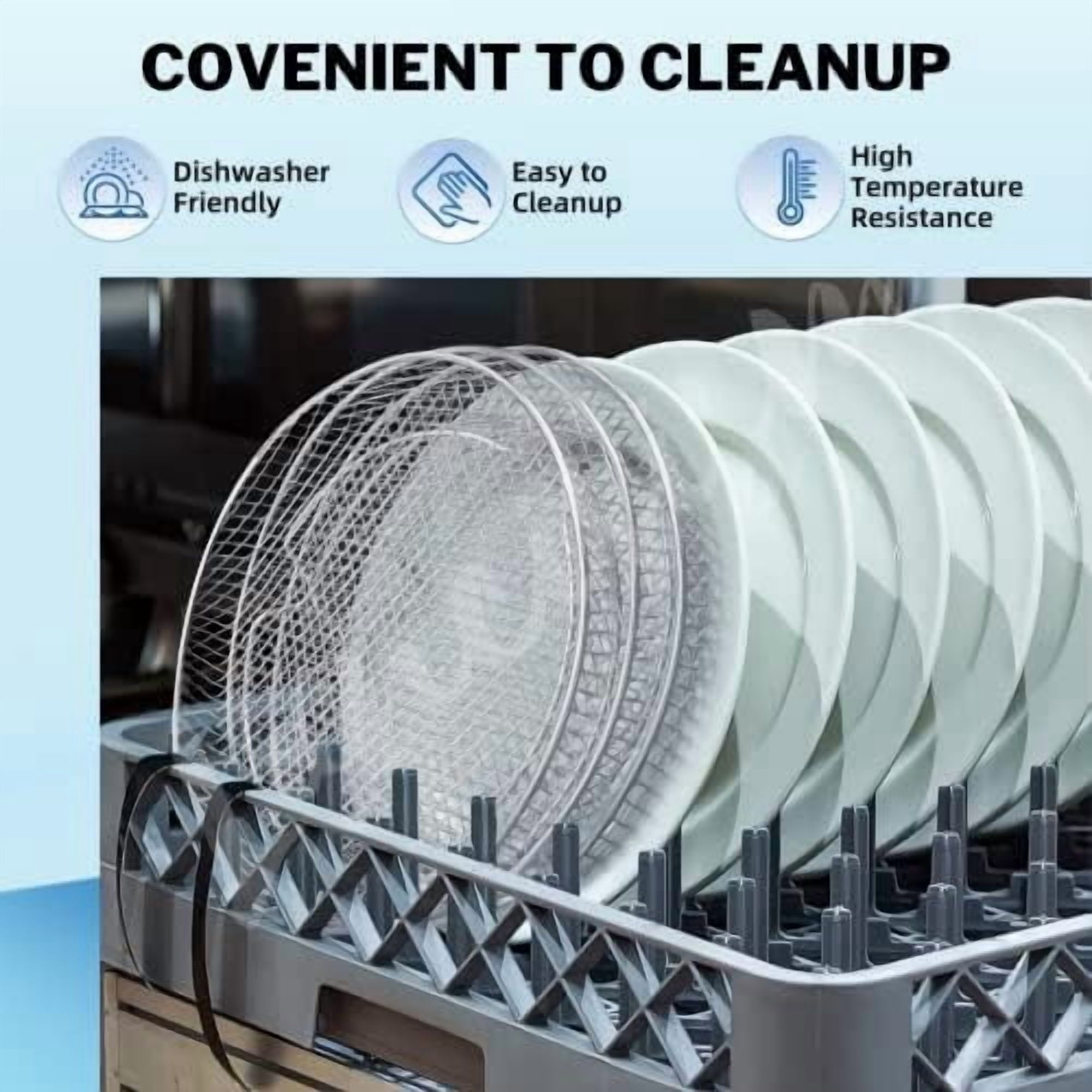 Air Fryer Accessories - Three Stackable Dehydrator Racks for Ninja, Instant Pot Vortex, COSORI, CHEFMAN, Gowise, Ultrean, Gourmia - 304 Stainless Steel Grill Rack Fits 4.2-5.8 QT Air Fryer, Oven
