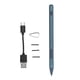 thumbnail image 1 of Stylet pour ordinateur portable avec 3 pointes de rechange, rechargeable, inclinable, MPP 2.0, sensibilité à la pression 4096, bleu, 1 of 4
