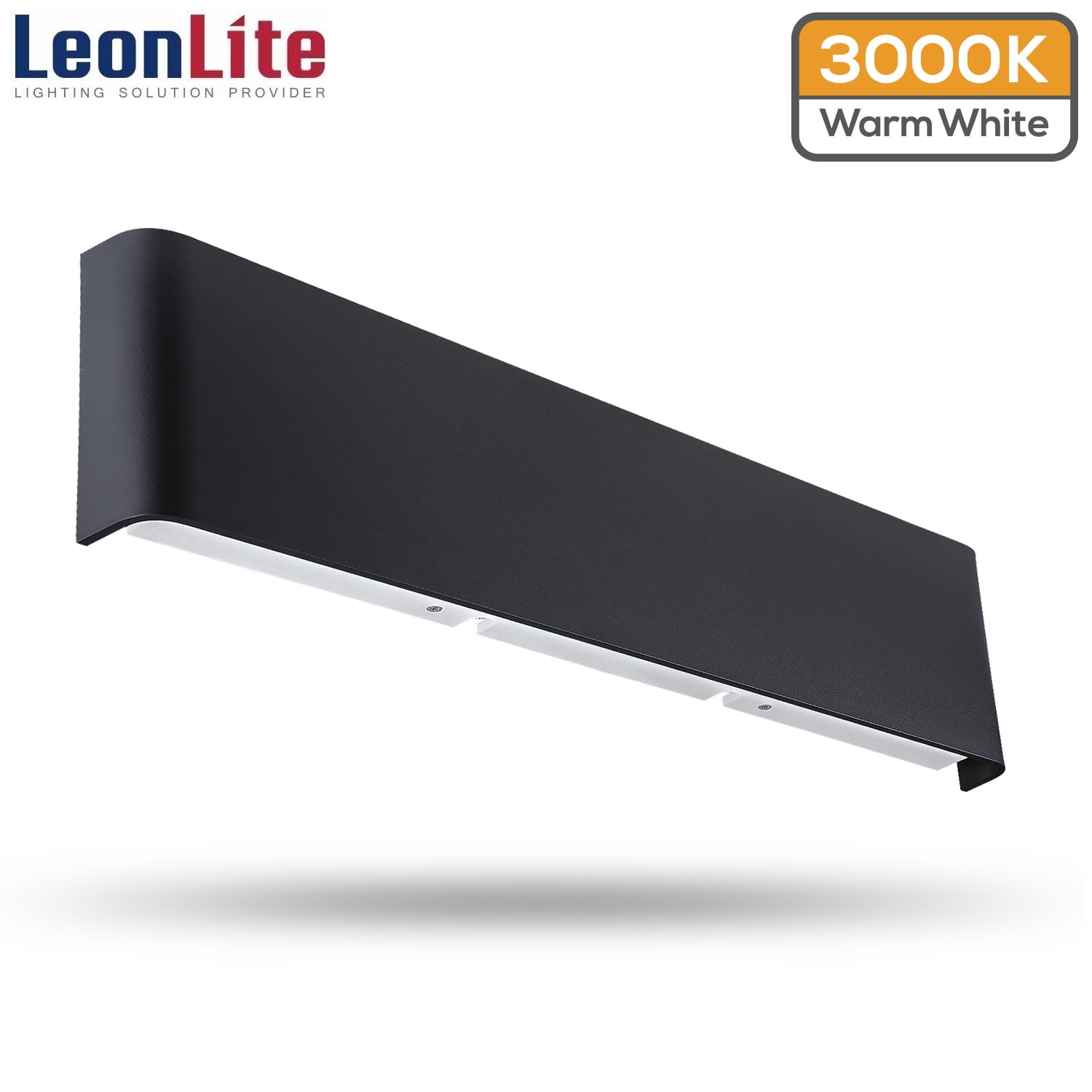 LEONLITE 16 Inch LED Wall Lights for bathroom, 14W(80W Eqv.), Up Down Indoor Wall Sconce, Wall Washer Vanity Bar Lights, 3000K Warm White